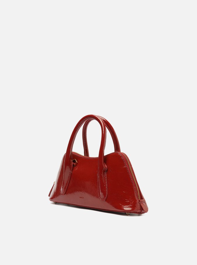 Bolsa Tote Vermelha Couro Média Modern