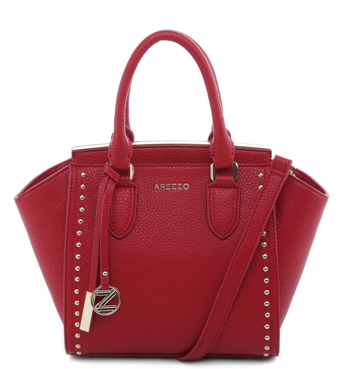 Bolsa Satchel Média Vermelha