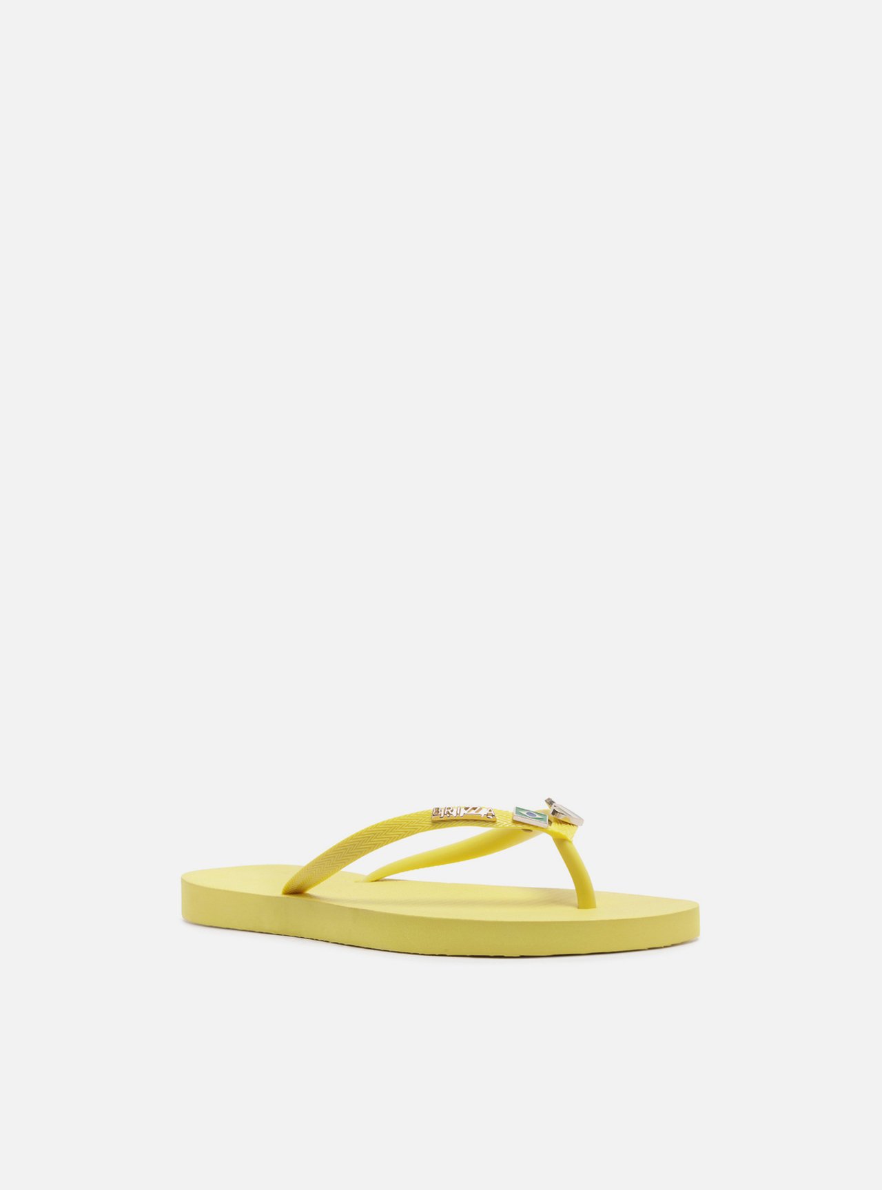 Chinelo de Dedo Amarelo Flatform Brizza — foto 2