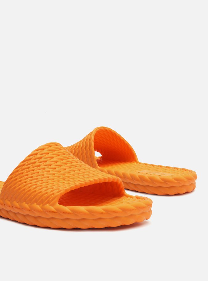 Chinelo Slide Laranja Marrocos Brizza