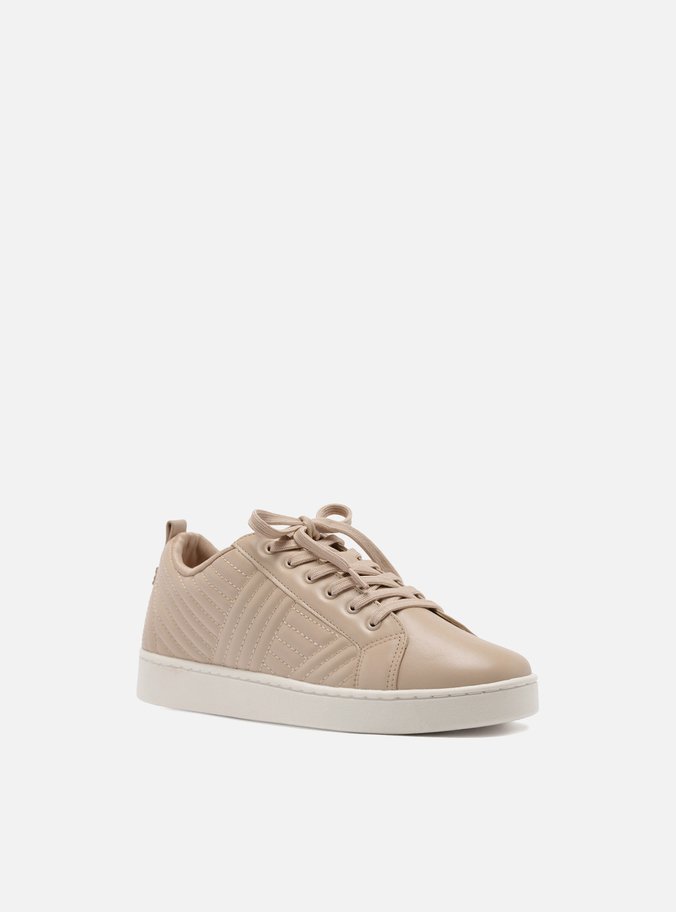 Tênis Listras Nude Crema