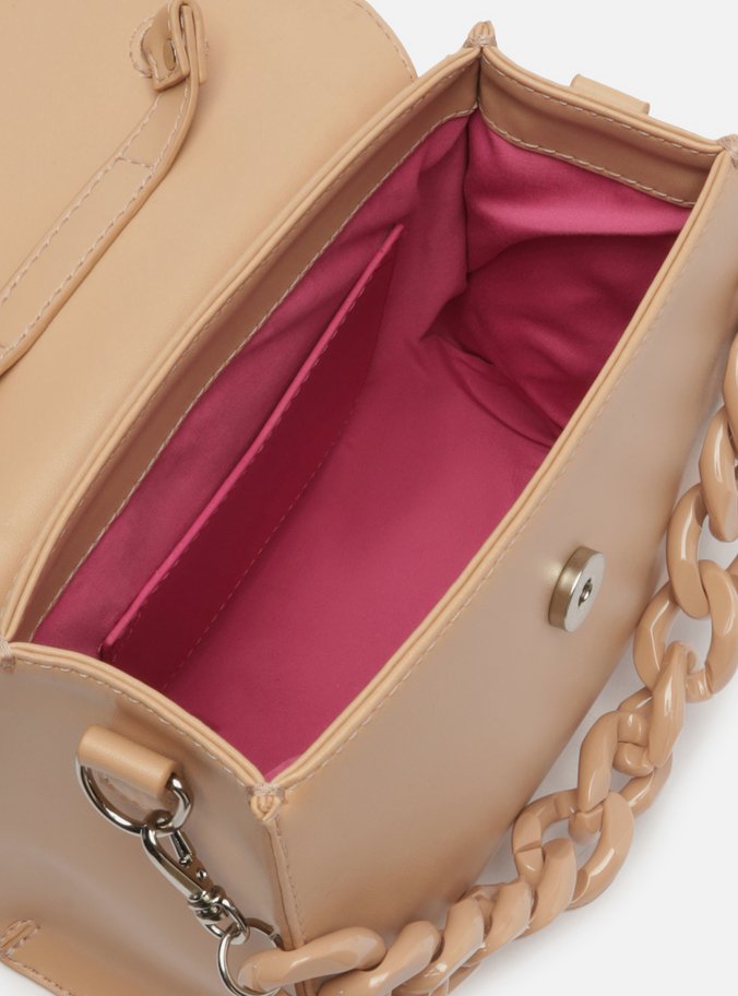 Bolsa Satchel Nude Iara Média Giorno