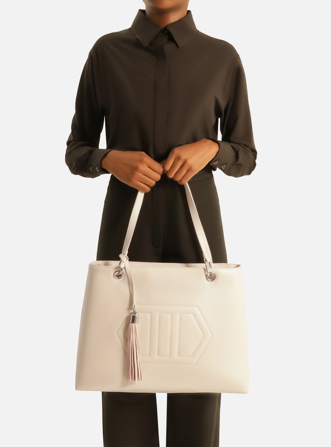 Bolsa Hobo Branca Milky Verona Grande