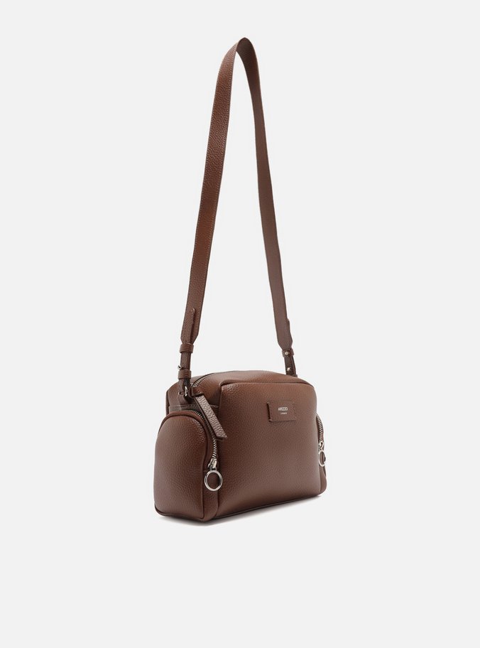 Bolsa Marrom Tiracolo Média