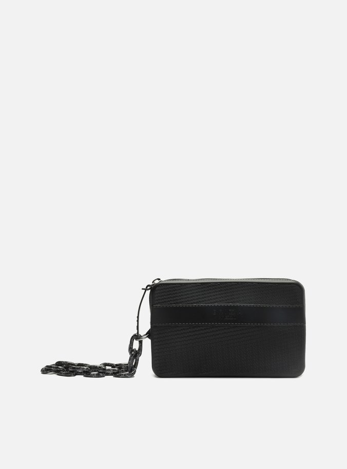 Clutch Preta Alça Corrente Brizza