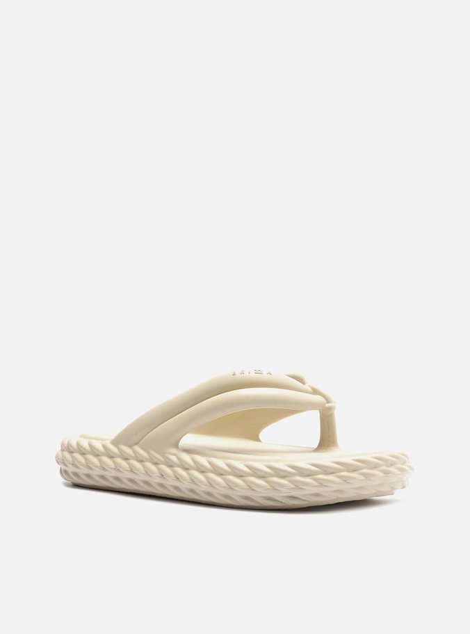 Sandália Branca Flatform Marrocos Bold