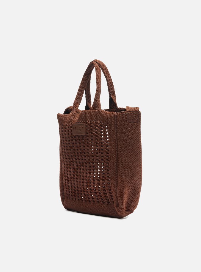 Bolsa Tote Marrom Coffee Mônaco Pequena