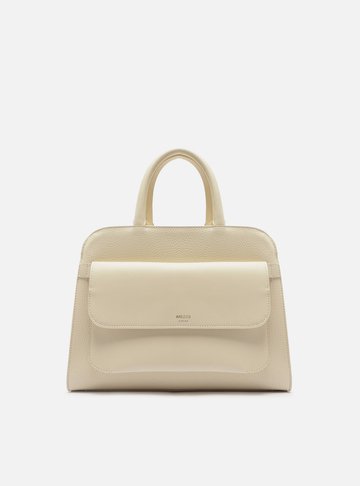 Bolsa Tote Branca Média Pouch Removível