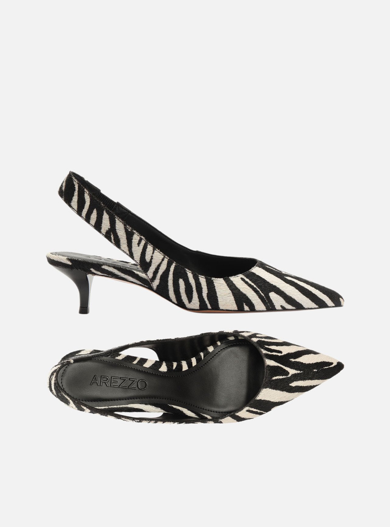 Scarpin Animal Print Salto Fino Slingback — foto 5