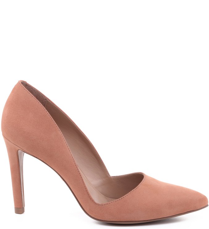 Scarpin Nobuck City Blush