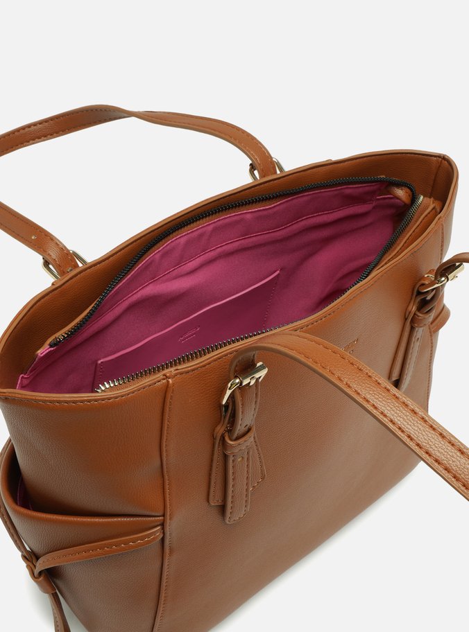 Bolsa Shopping Marrom Grande