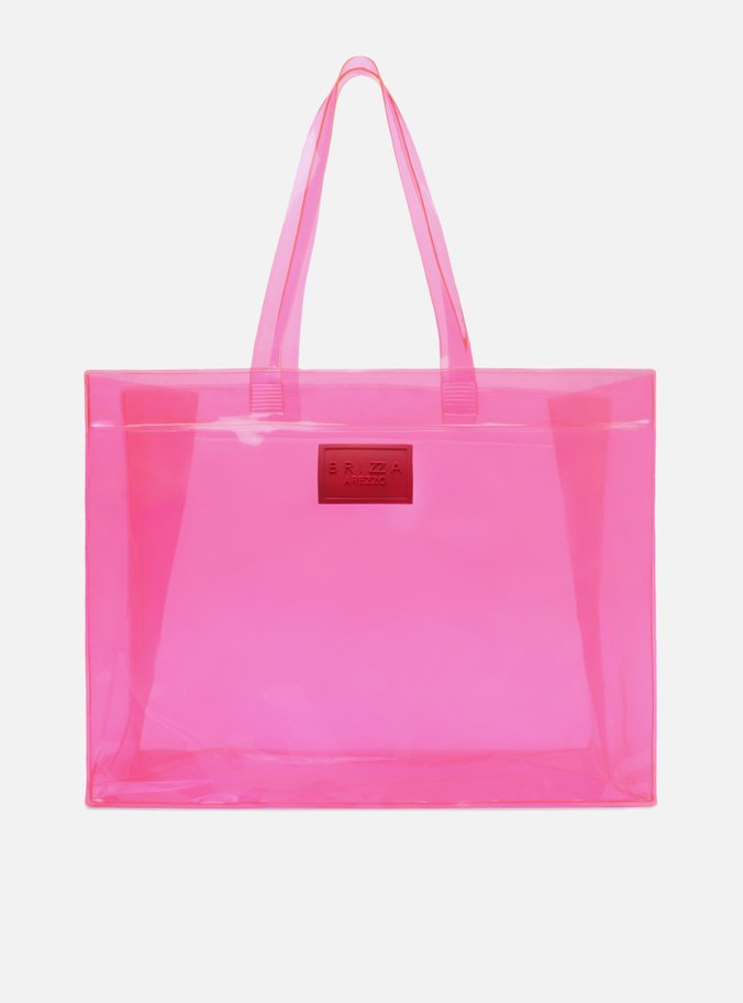 Bolsa Shopping Rosa Vinil Liz Grande Brizza