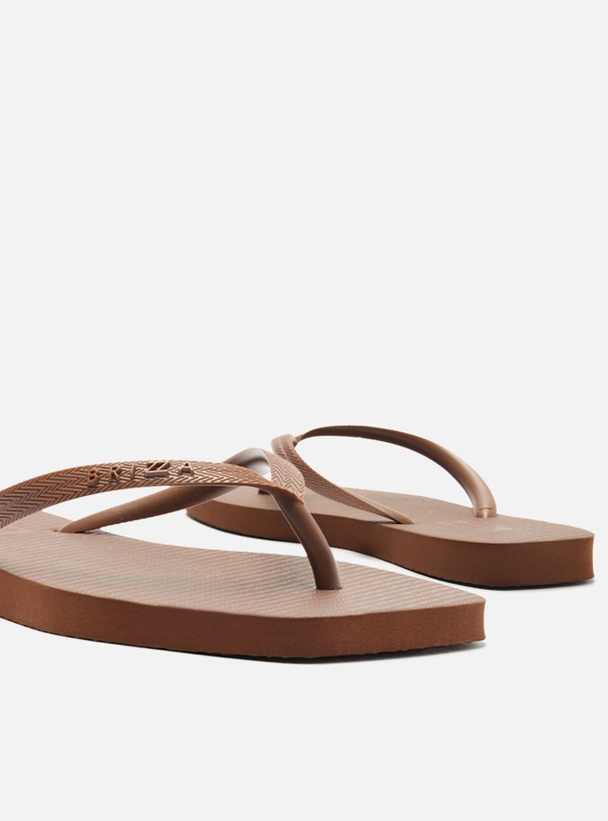 Chinelo de Dedo Marrom Básico Square Brizza