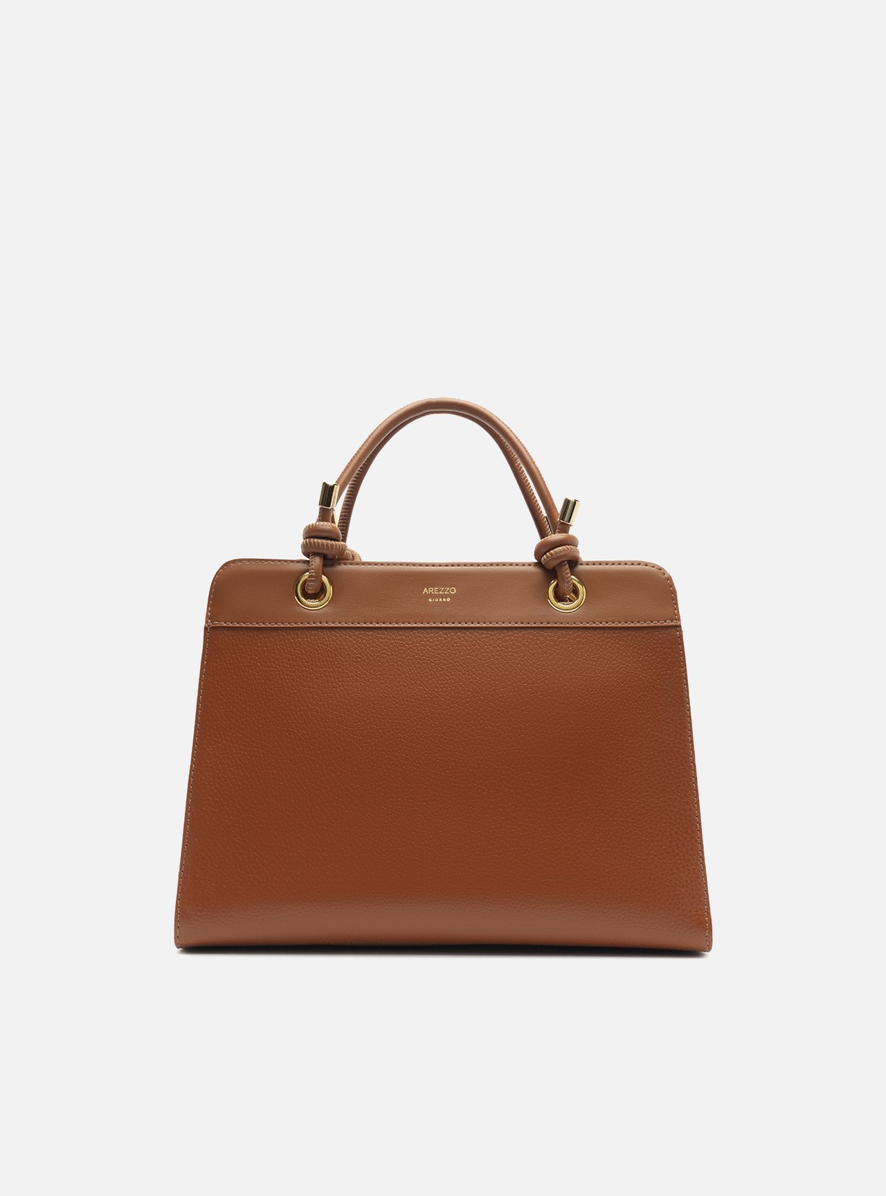 Bolsa Tote Caramelo Média Enrolados — foto 1