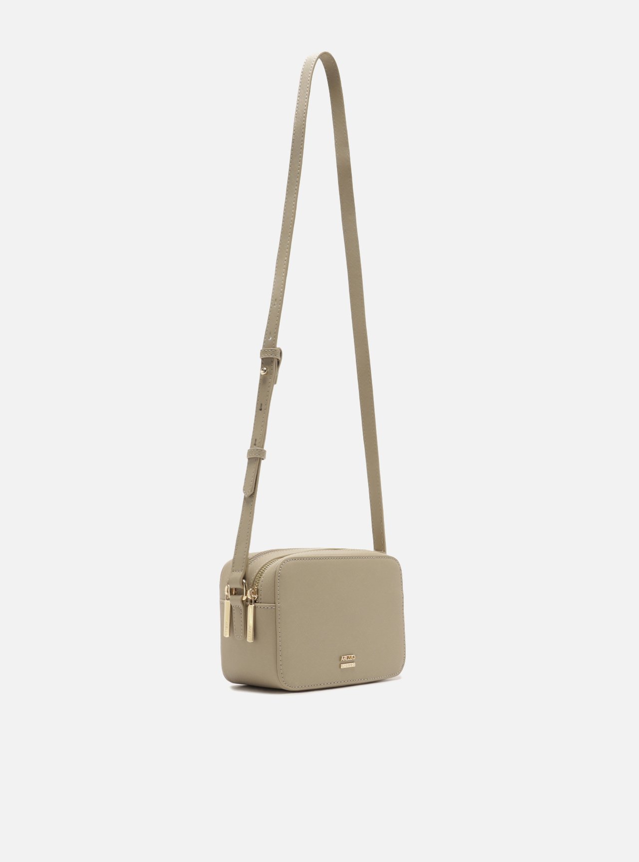 Bolsa Tiracolo Cinza Média — foto 5
