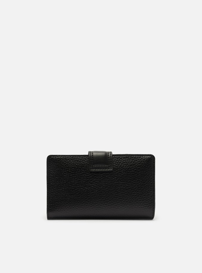 Carteira Preta Pequena Bolso Lapela
