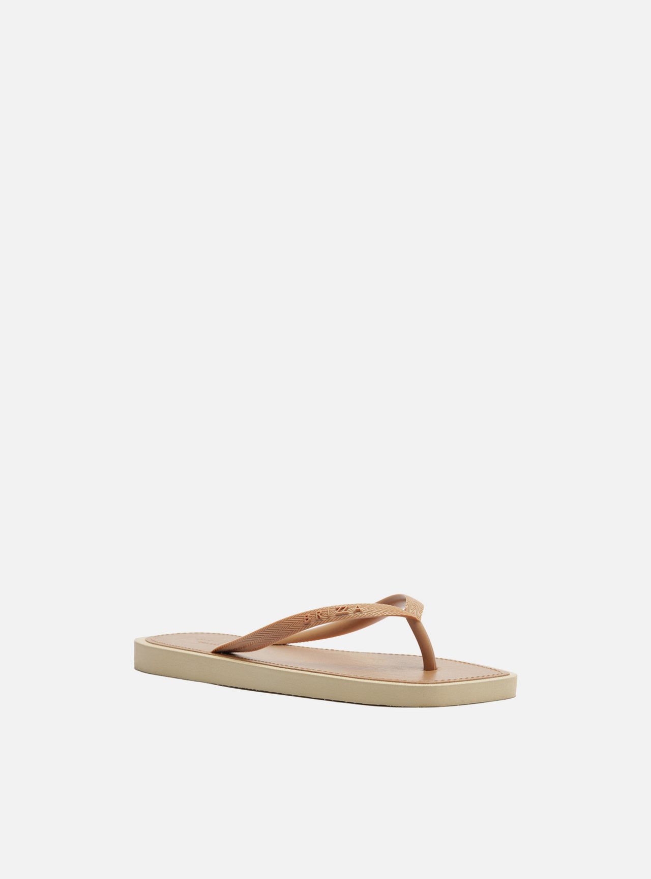 Chinelo Marrom Bico Quadrado Brizza — foto 2
