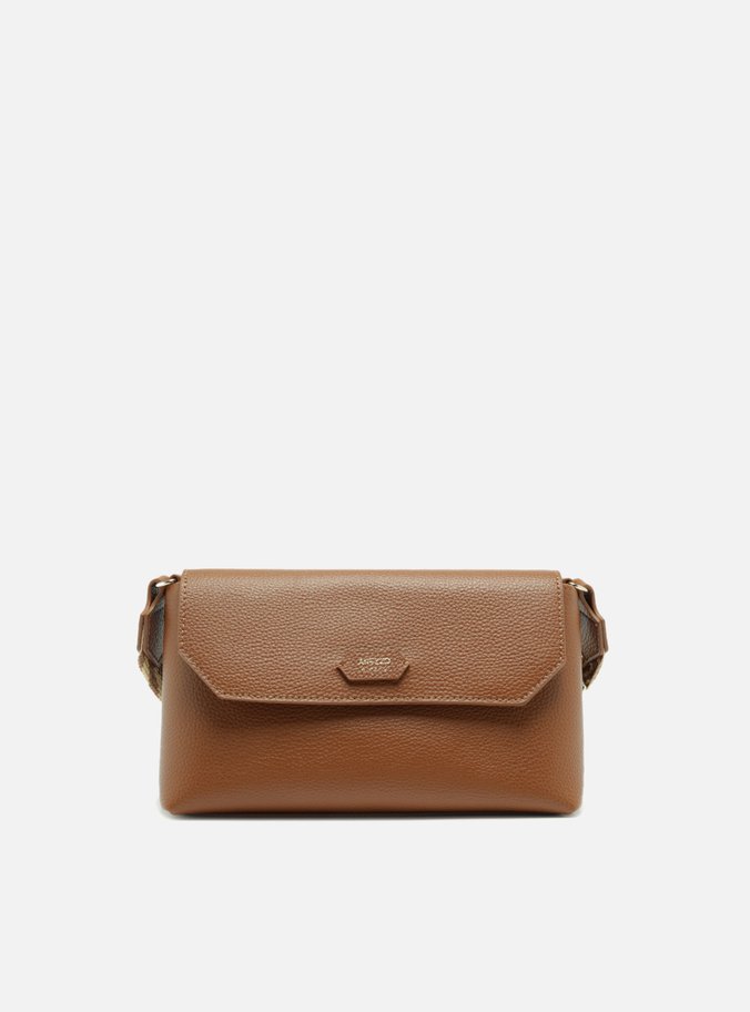 Bolsa Tiracolo Marrom Média Alça Gorgurão