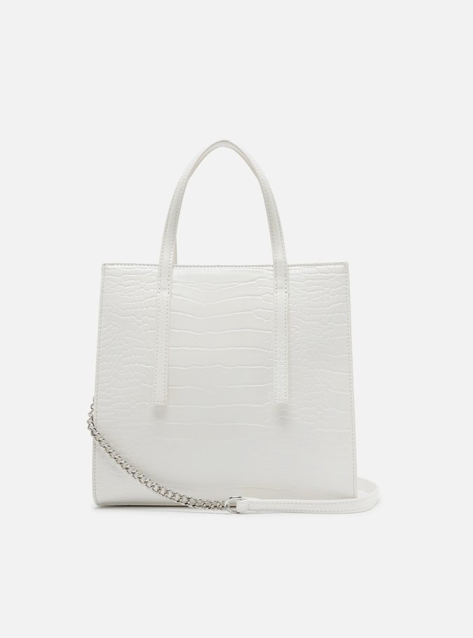 Bolsa Tote Branca Média
