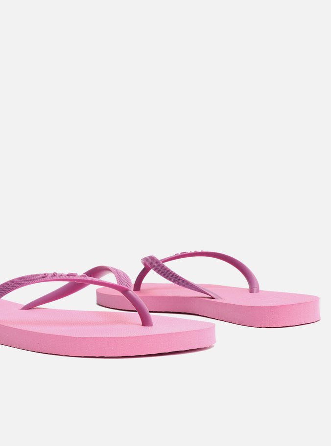 Chinelo de Dedo Rosa Tiras Finas Roxo