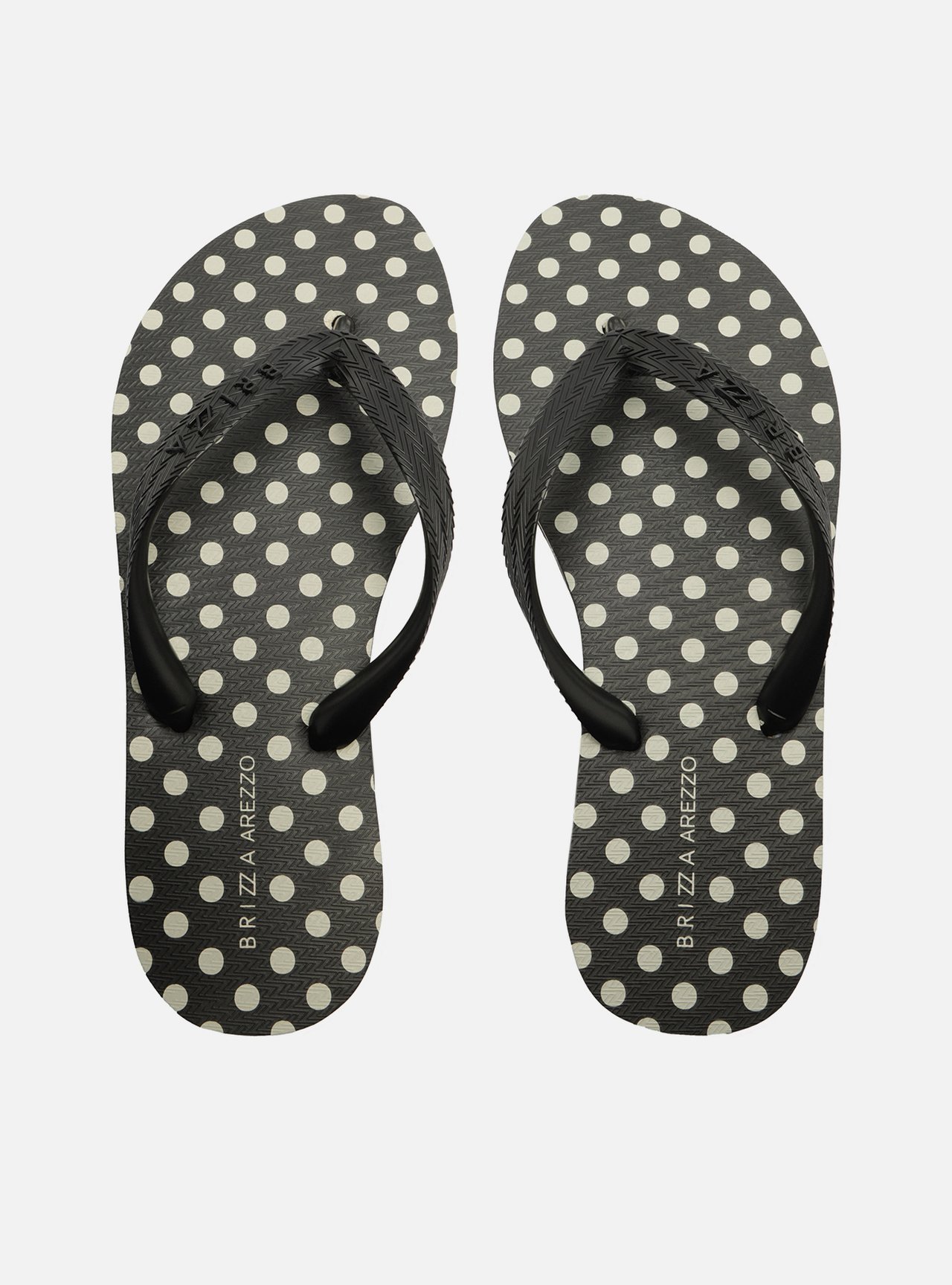 Chinelo de Dedo Preto Poá Flatform Brizza — foto 3