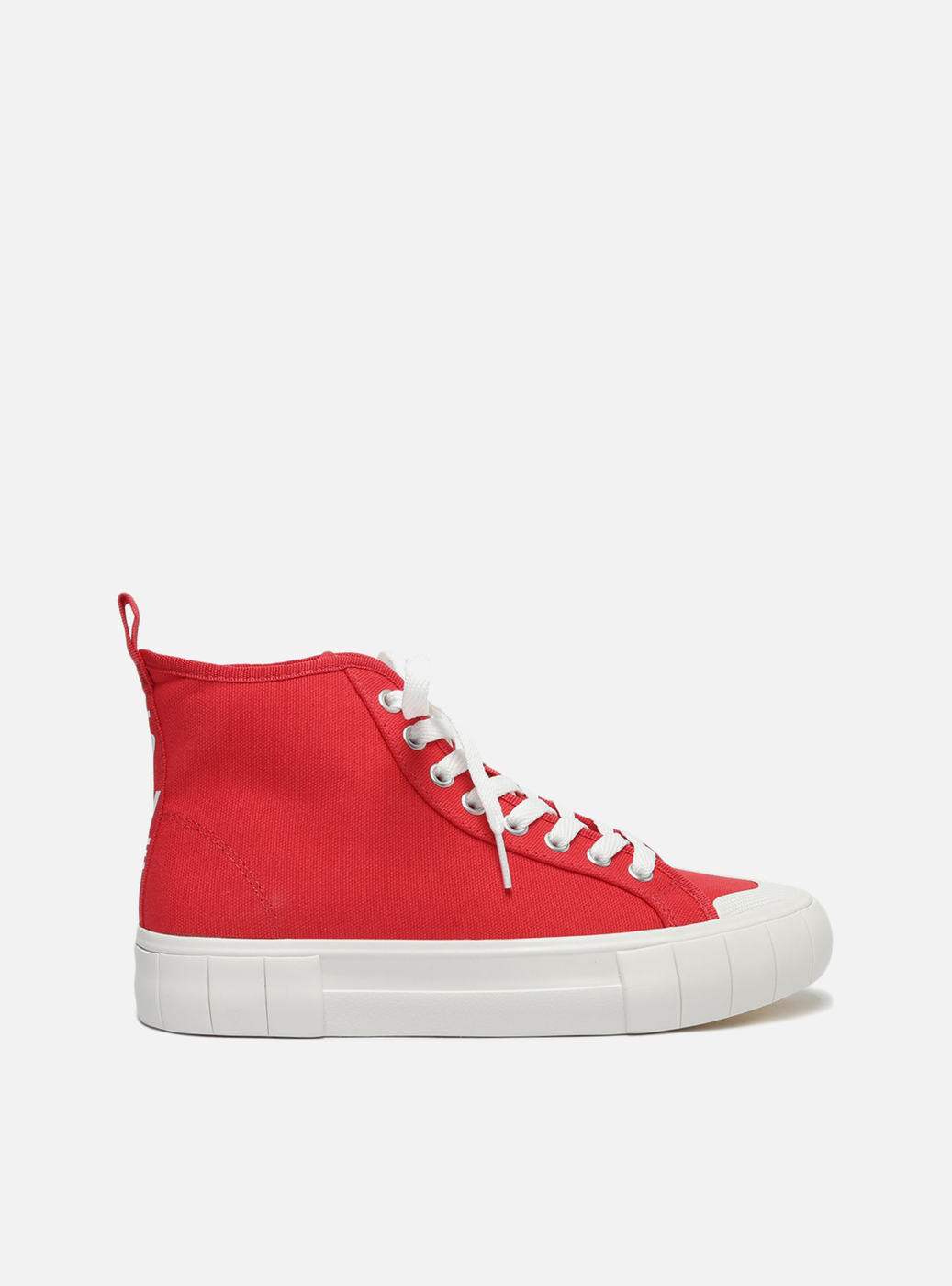 Tênis Vermelho Lona Cano Médio ZZ Love | Arezzo