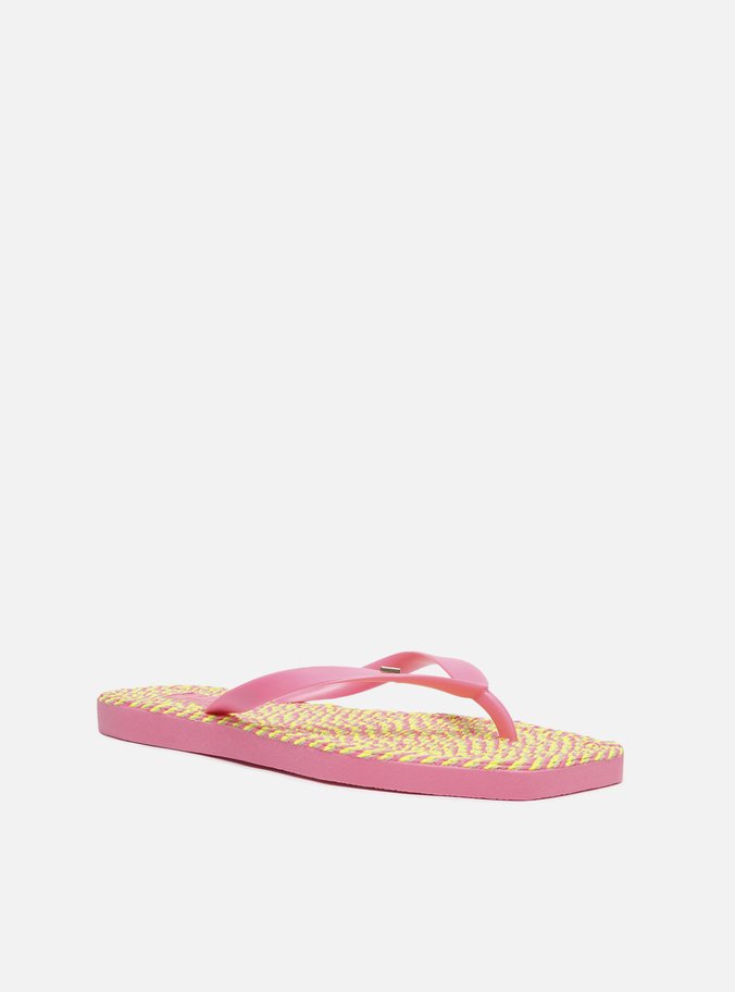 Chinelo de Dedo Rosa Fluo Brizza