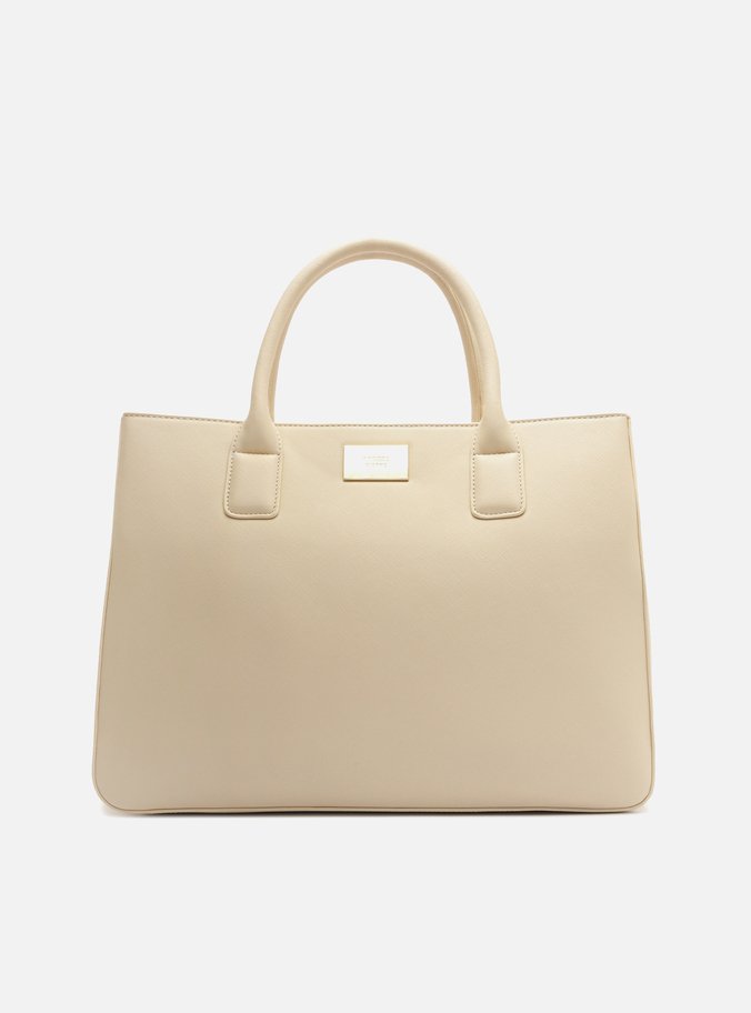 Bolsa Shopping Off-White Grande