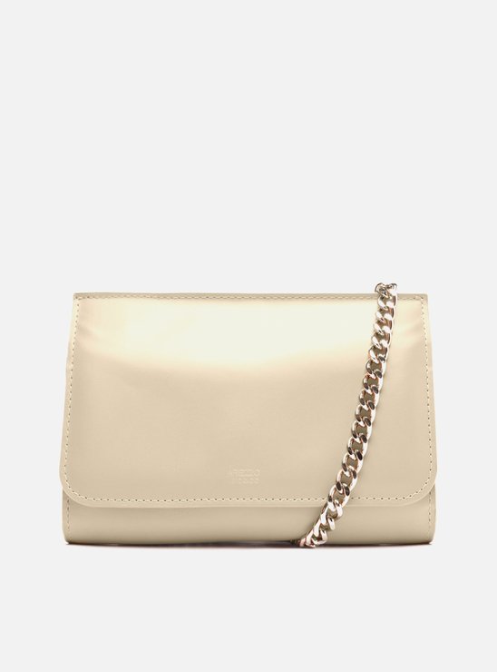Clutch Off-White Couro Dani Pequena