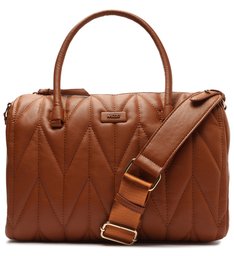 Bolsa Tiracolo Marrom Média