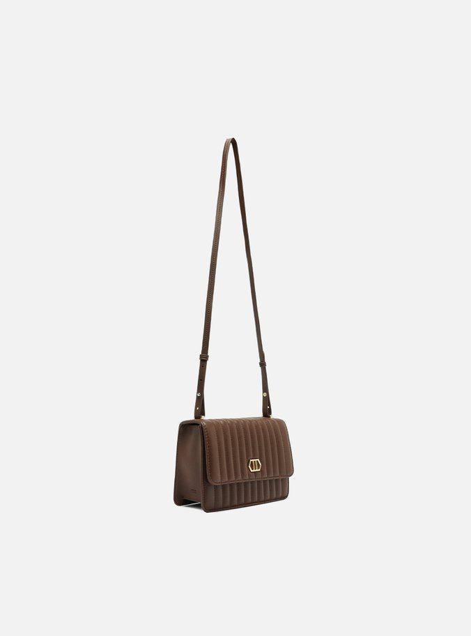 Bolsa Tiracolo Marrom Pequena