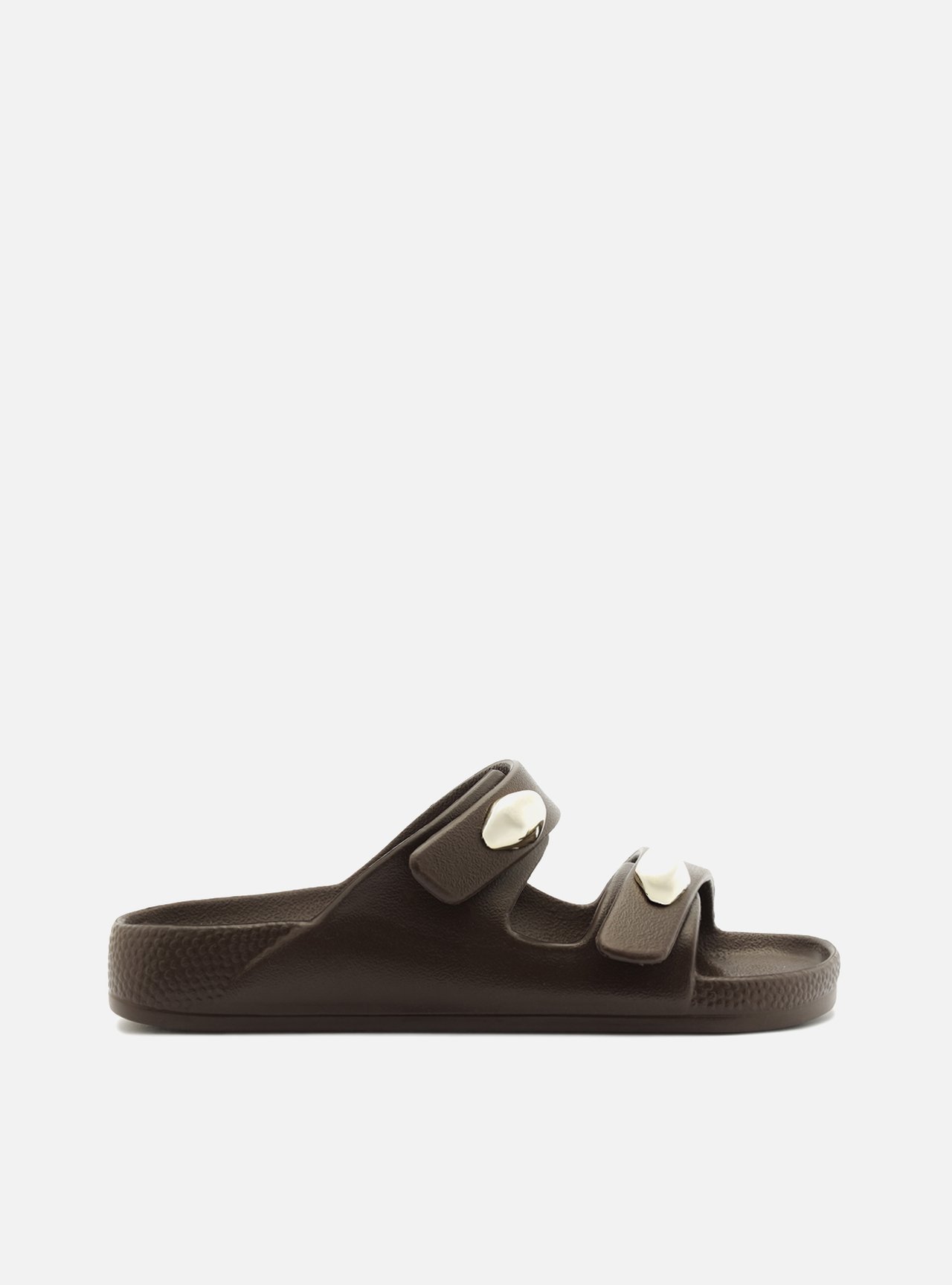 Sandália Papete Marrom Flatform Brizza — foto 1