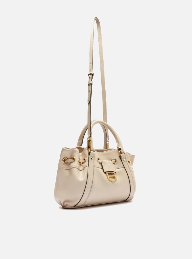 Bolsa Tote Branca Couro Alicia Pequena