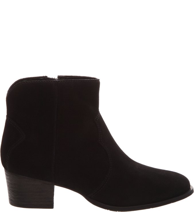 Bota Acamurçada Cano Curto Preto