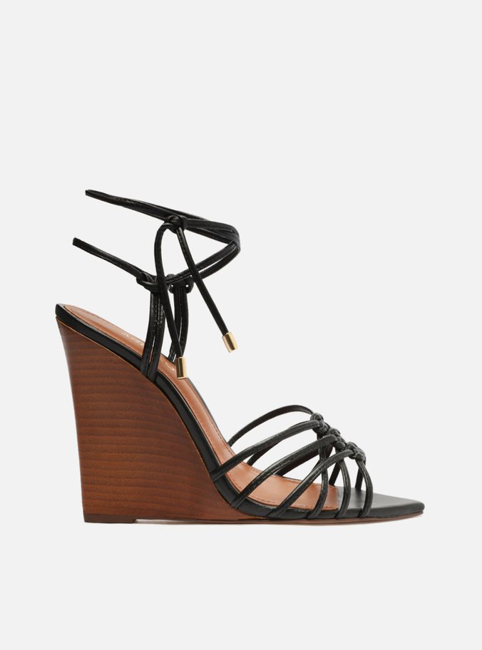 Salto Anabela Anabela Arezzo 2019 Salto Anabela Amarracao Sandália