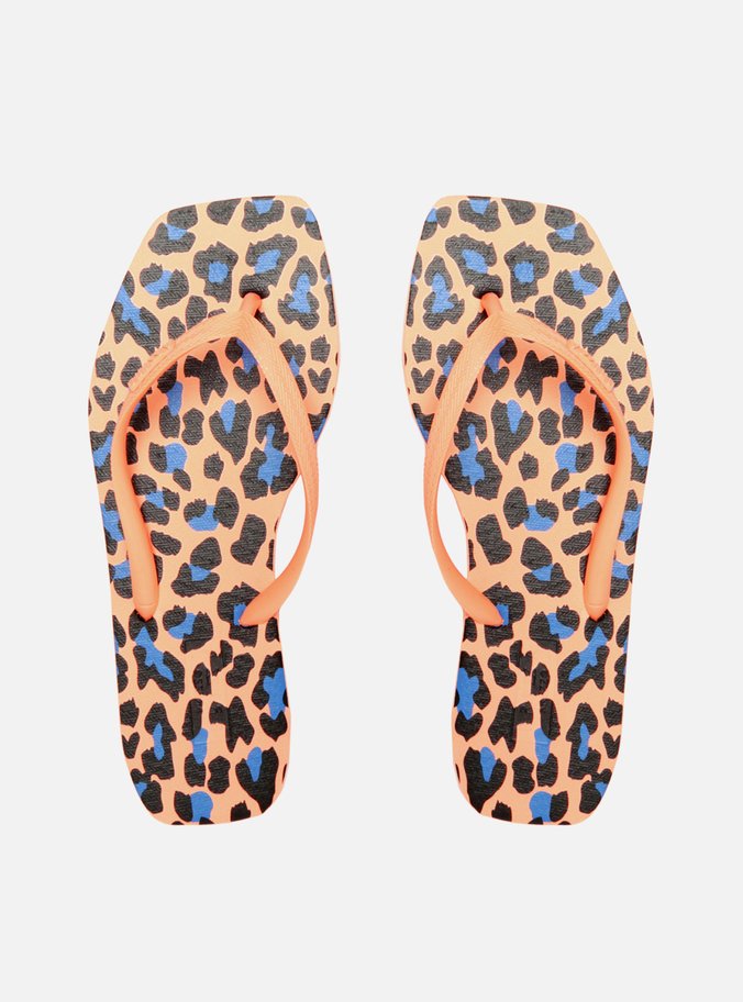 Chinelo de Dedo Laranja Brizza