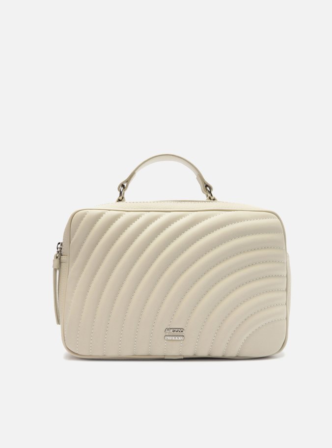 Bolsa Tiracolo Off-White Elisa Média Matelassê