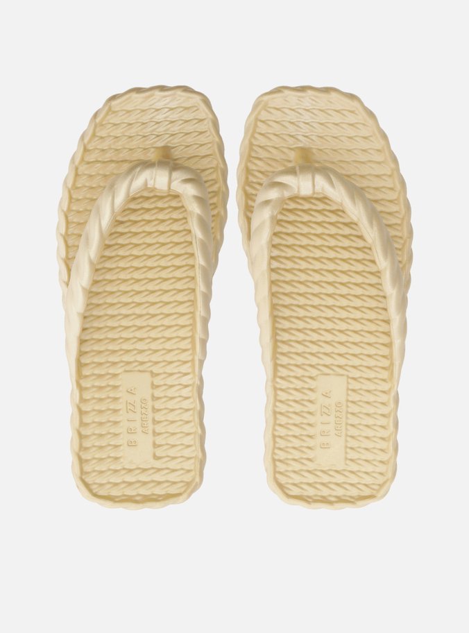 Chinelo de Dedo Dourado Marrocos Brizza