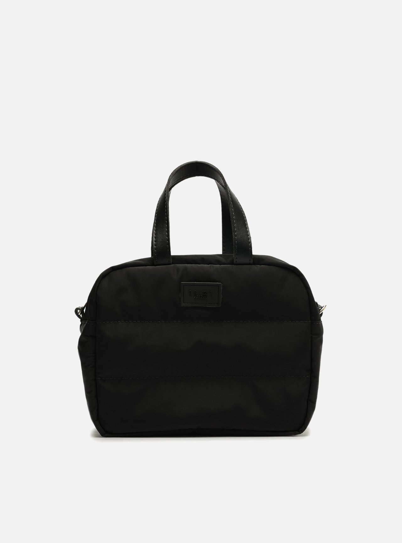 Bolsa Térmica Tiracolo Preta Nylon Gigi Média — foto 1