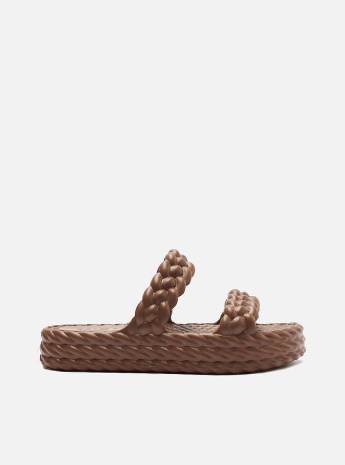 Sandália Marrom Flatform Marrocos Up