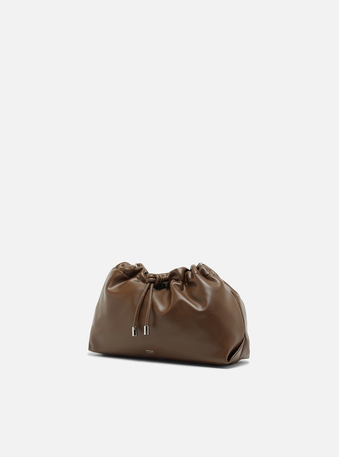 Bolsa Tiracolo Marrom Pequena