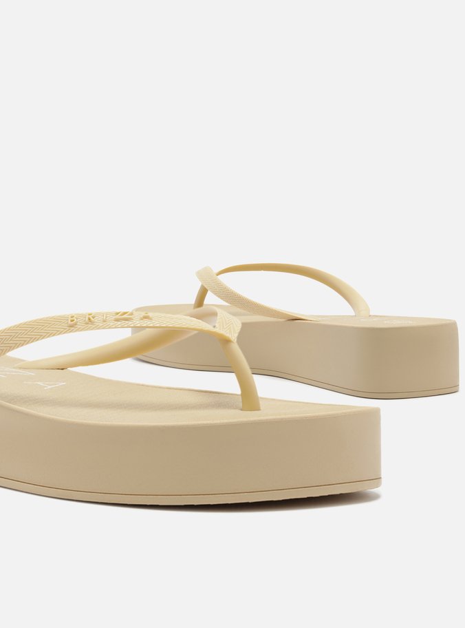 Sandália Off-White Flatform Mykonos