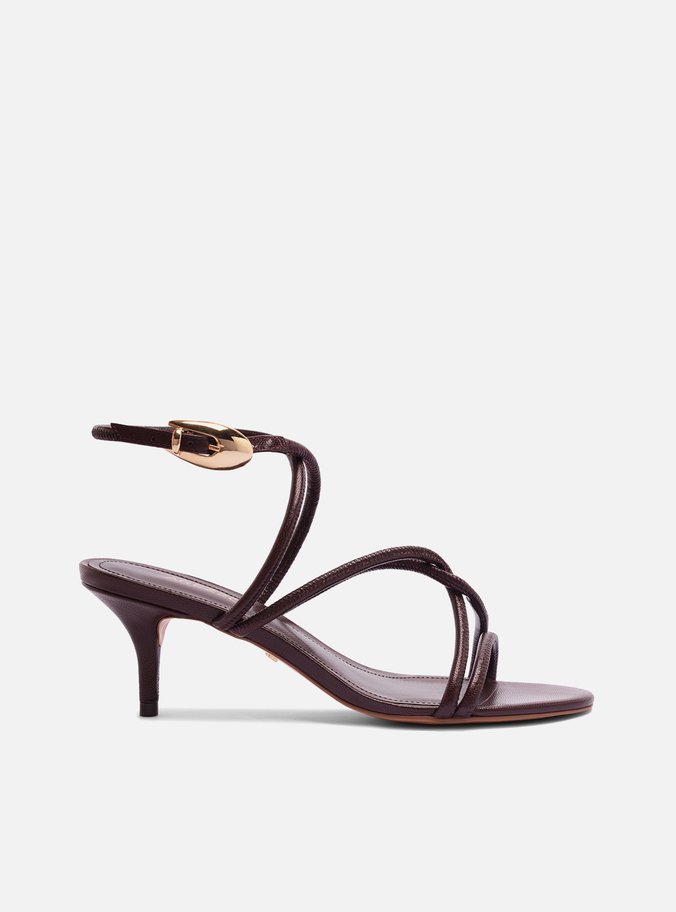 Sandália Vermelha Salto Fino