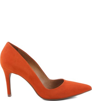 Scarpin Nobuck Citrino