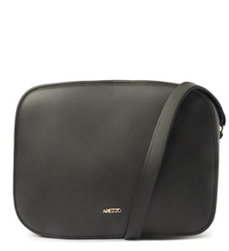 Bolsa Tiracolo Preta Rafa Pequena Brizza | Arezzo