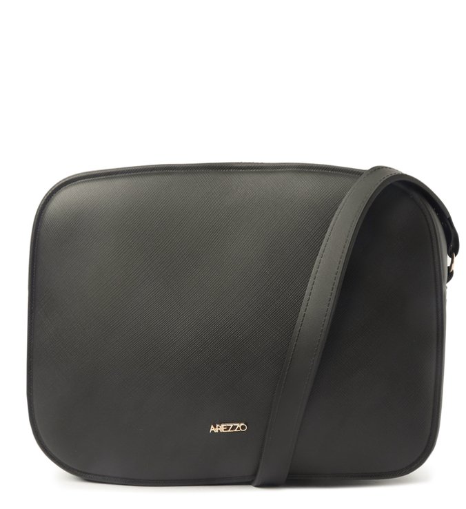 Bolsa Tiracolo Preta Rafa Pequena Brizza