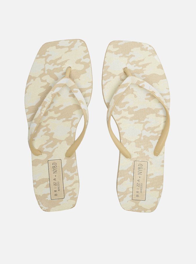 Chinelo de Dedo Marmorizado Square