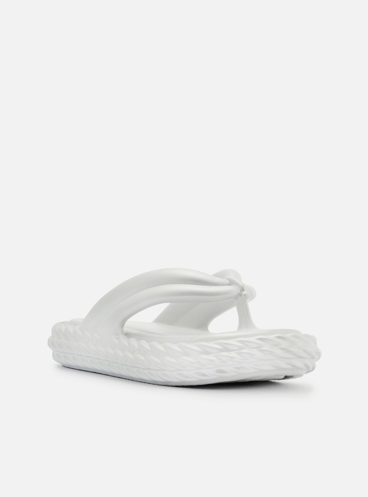 Sandália Prata Flatform Marrocos Bold — foto 2