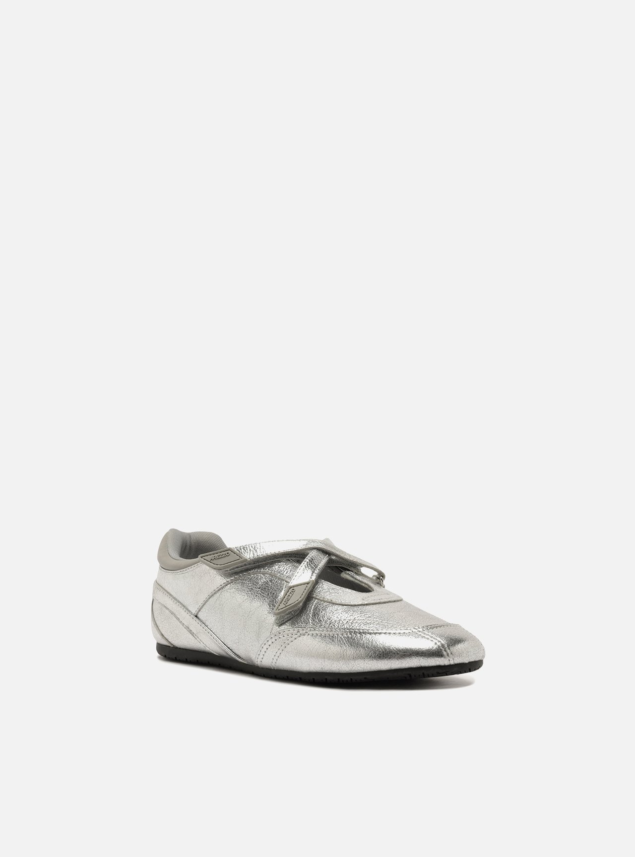 Tênis Slip On Prata Tiras Velcro — foto 3