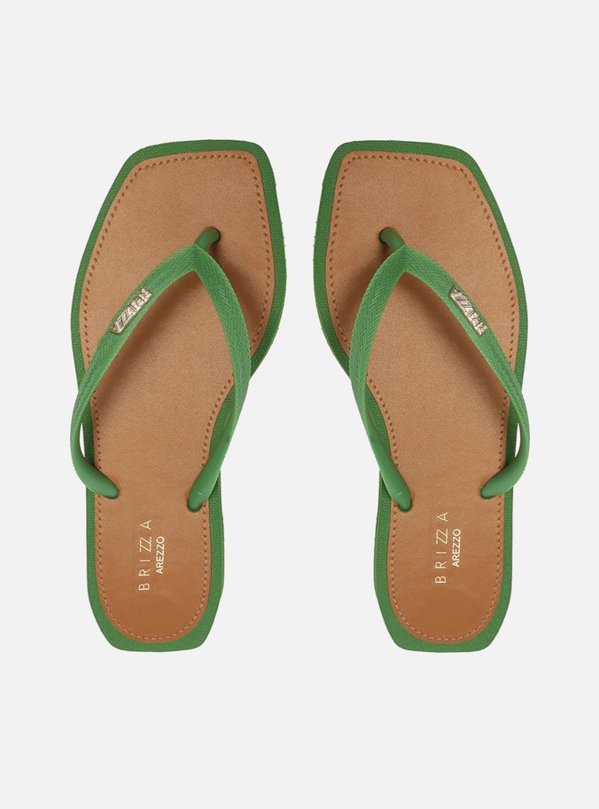 Chinelo de Dedo Verde Square Recouro Brizza